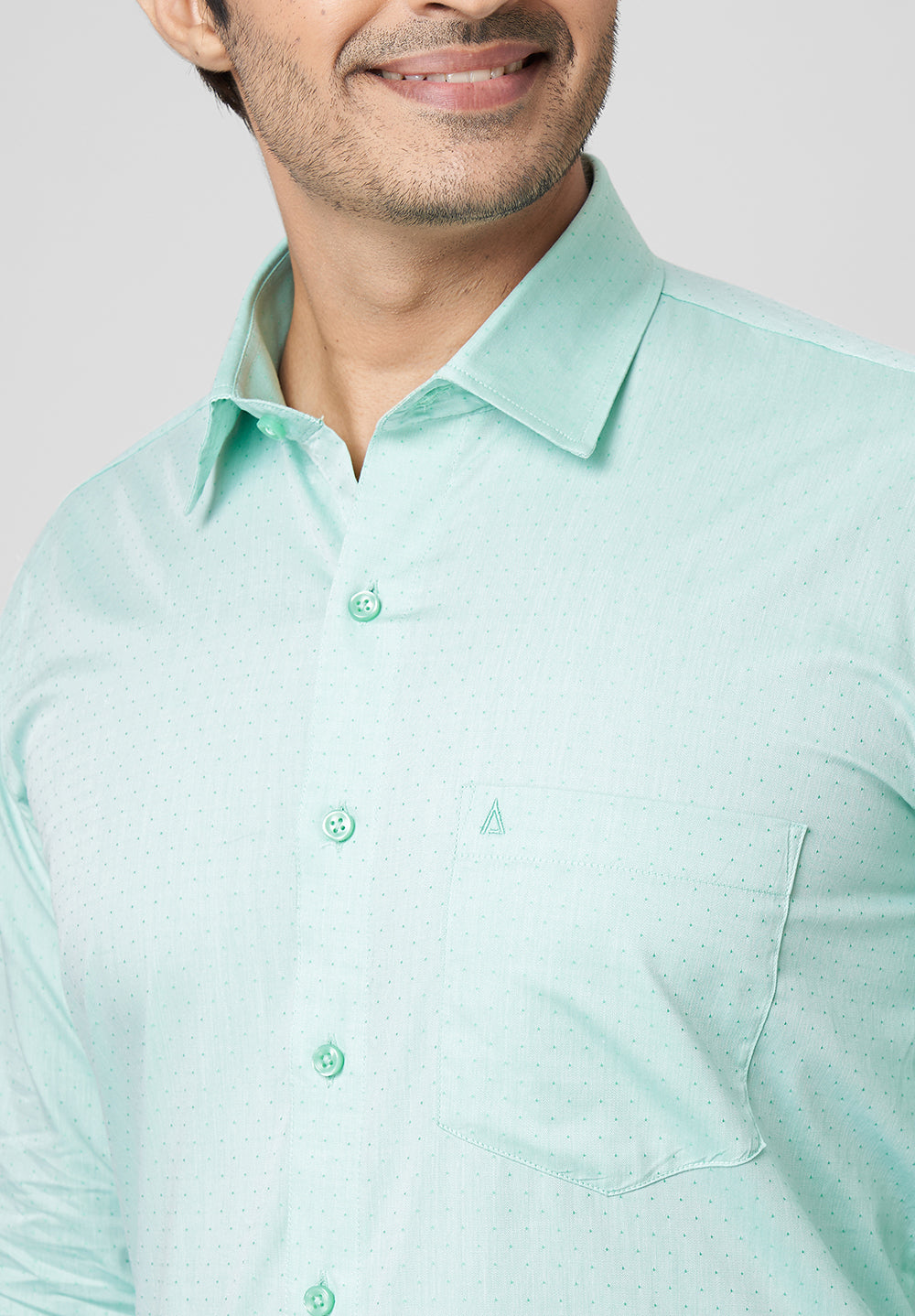 Pure Cotton Formal-Regular Fit Shirt - 42627