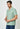 Men light Green Solid Casual Shirt