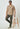 Men Light Beige Textured Casual Shirt