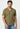 Men Green Textured Casual Shirt