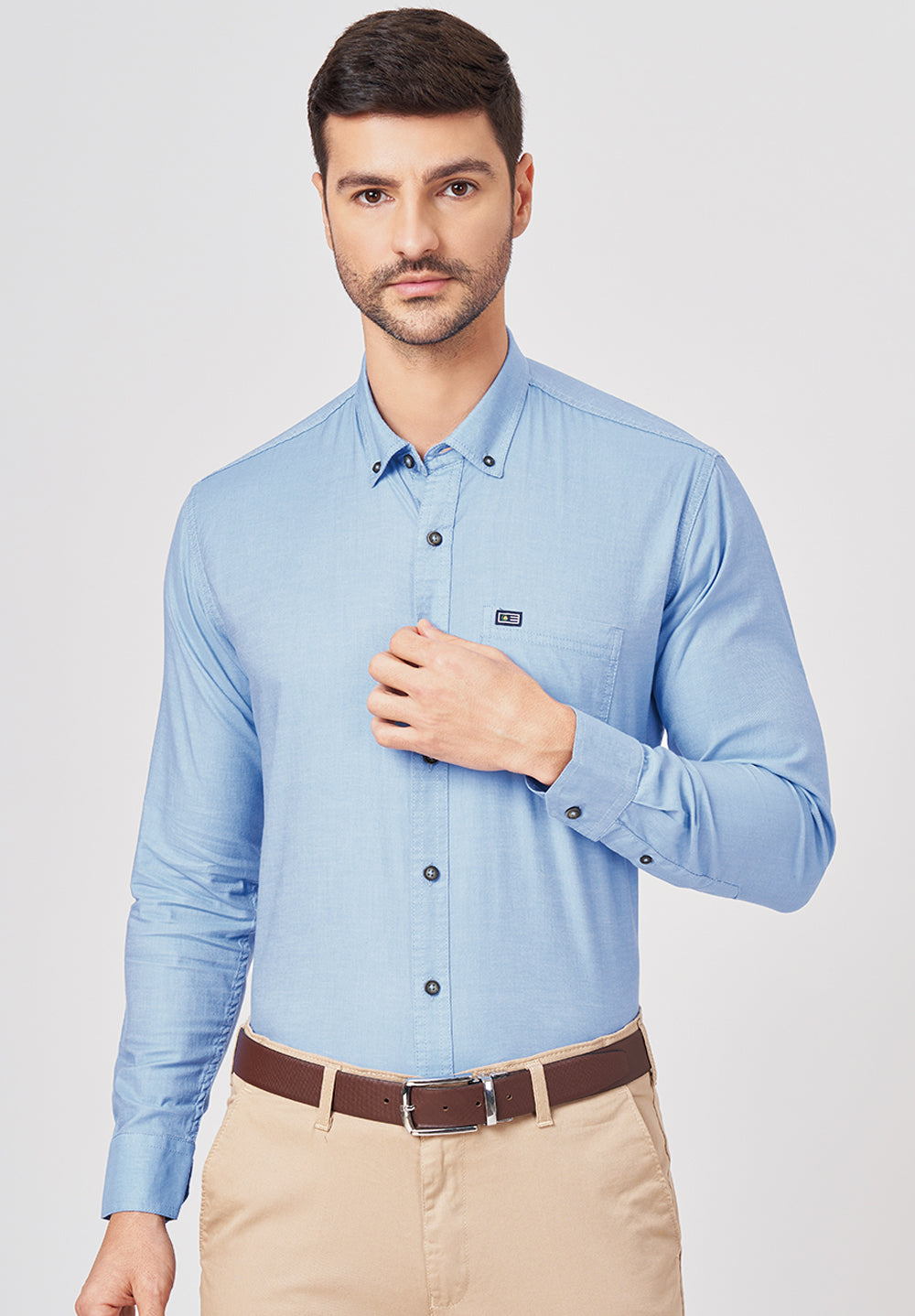 Pure Cotton Formal-Slim Fit Shirt - S42705