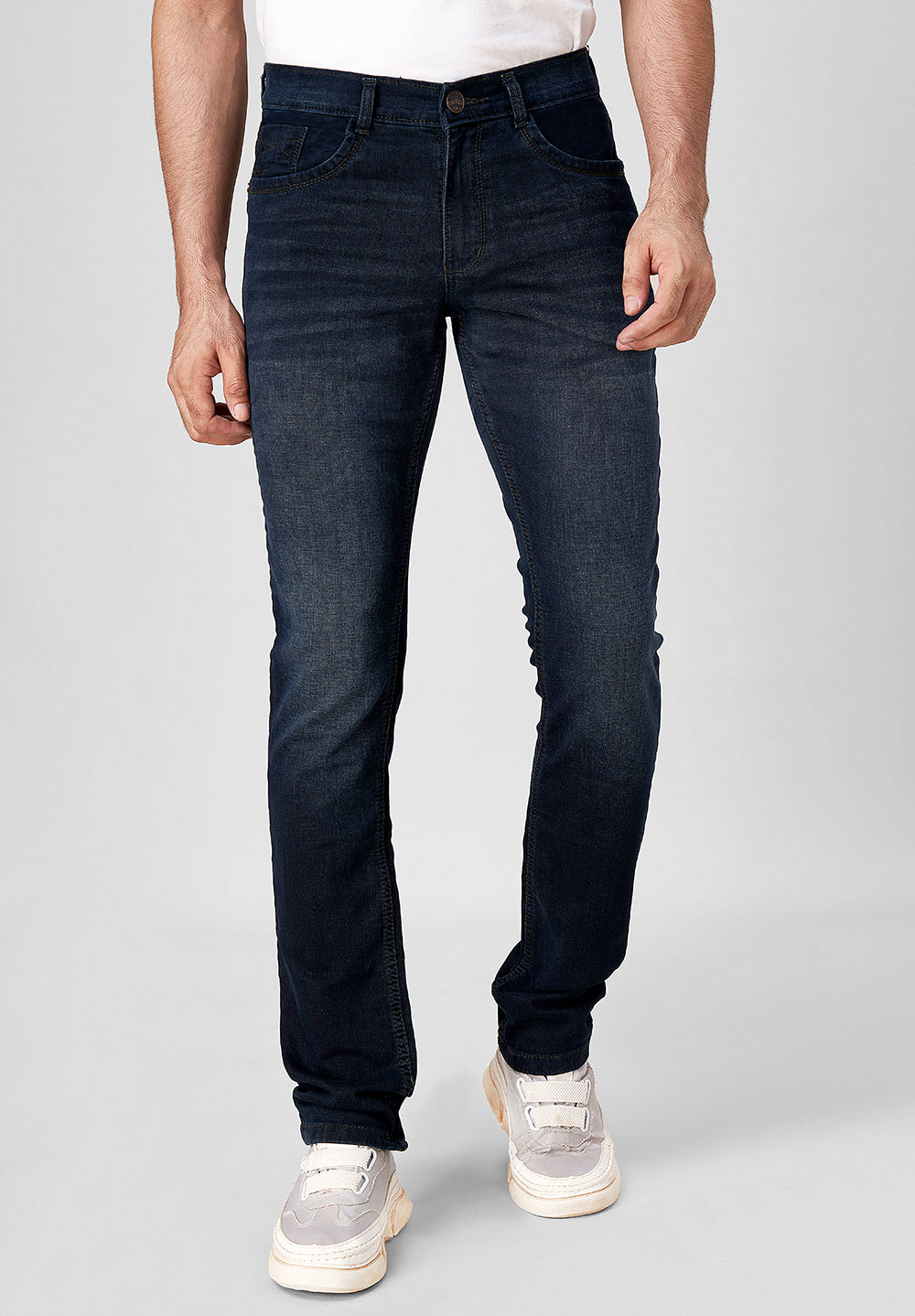 Dark Blue Slim Fit Jeans - D41825