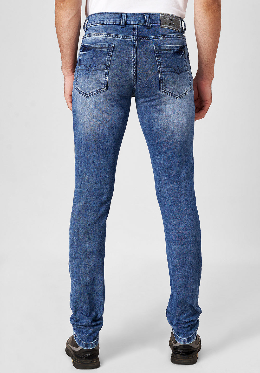 Blue Mid Wash Slim Fit Jeans - S42924