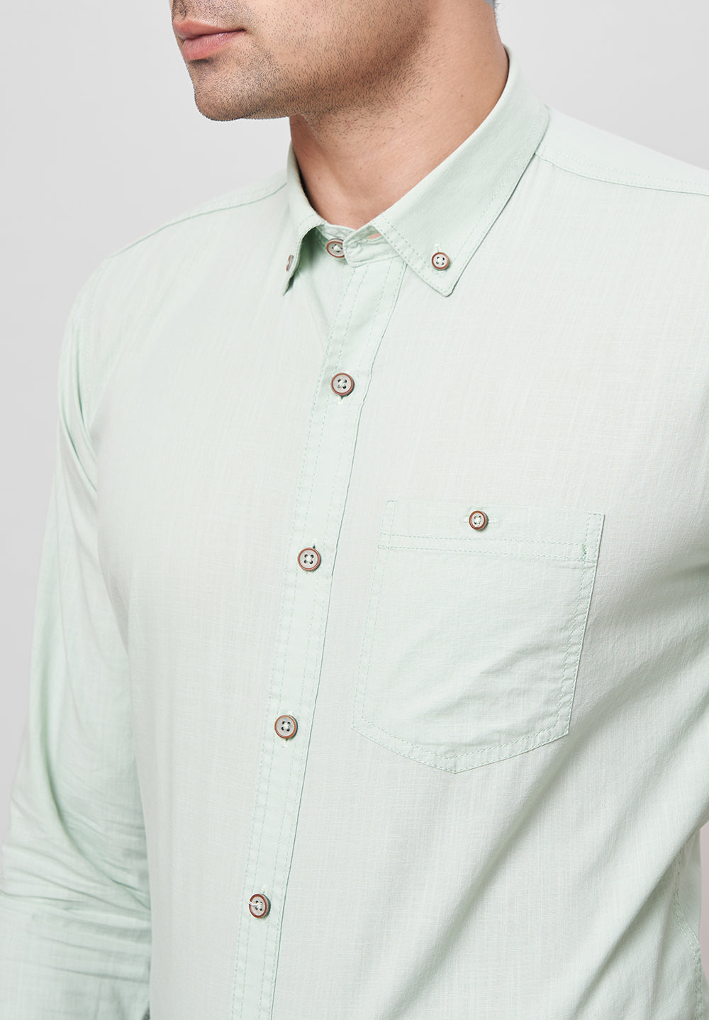 Pure Cotton Formal-Slim Fit Shirt - S42424