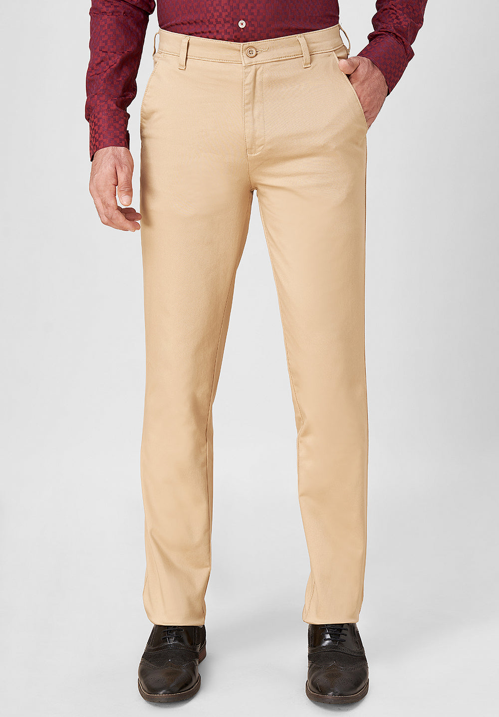 Regular Fit Cotton Trouser - 38896