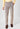Beige Regular Fit Cotton Trouser