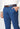 Blue Regular Fit Cotton Trouser