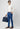 Blue Regular Fit Cotton Trouser