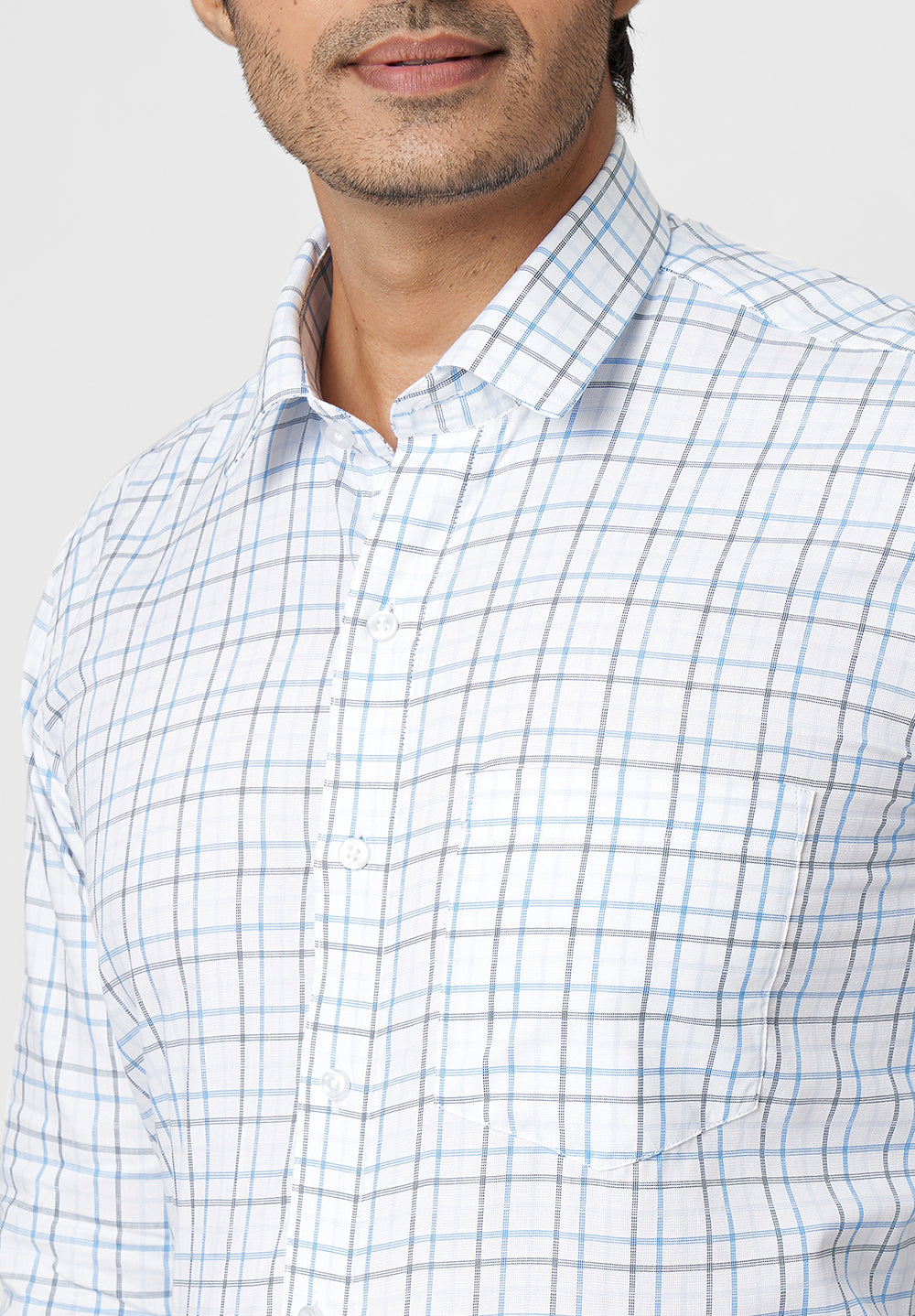 Pure Cotton Formal-Regular Fit Shirt - 40905