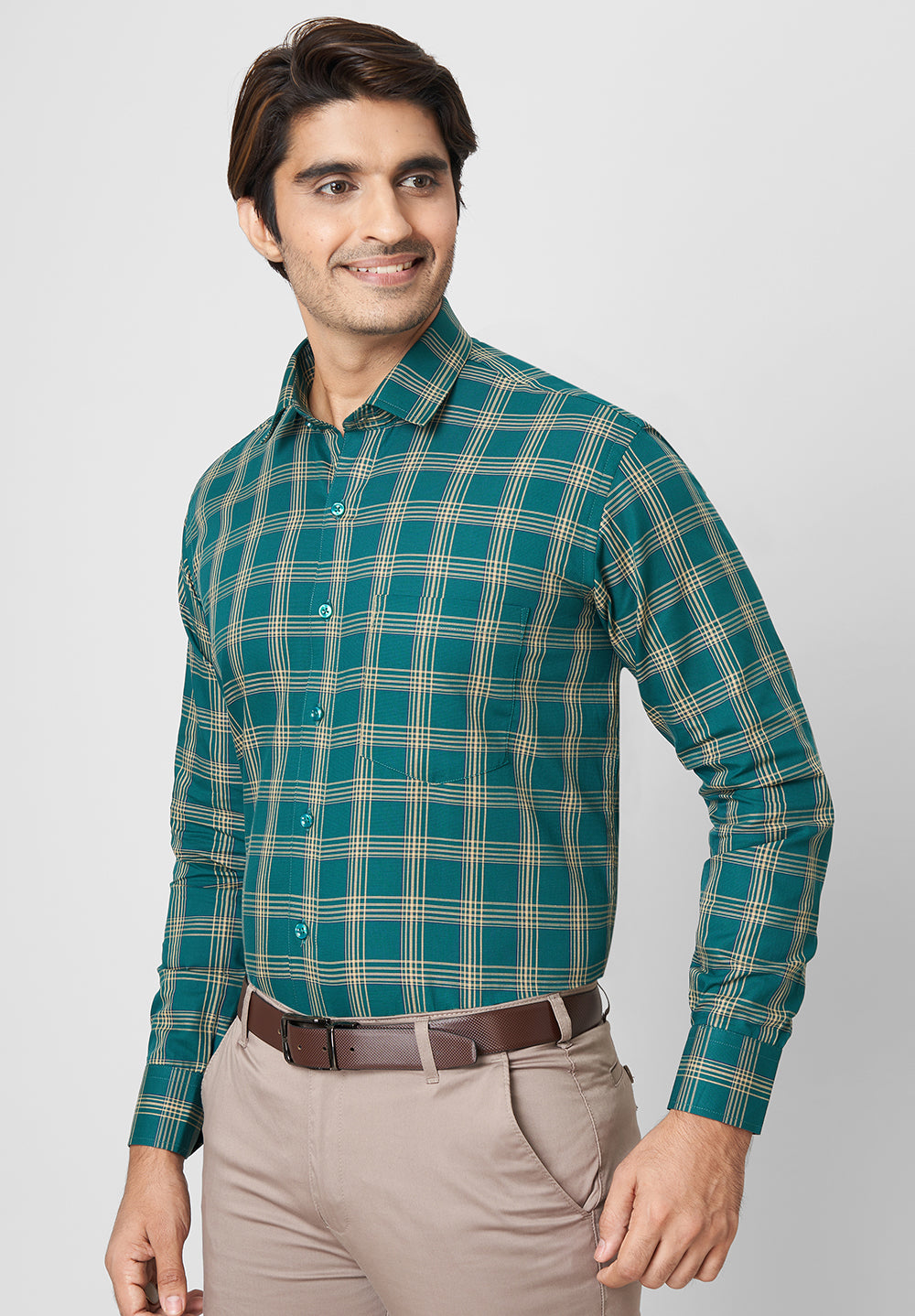 Pure Cotton Formal-Regular Fit Shirt - 40910