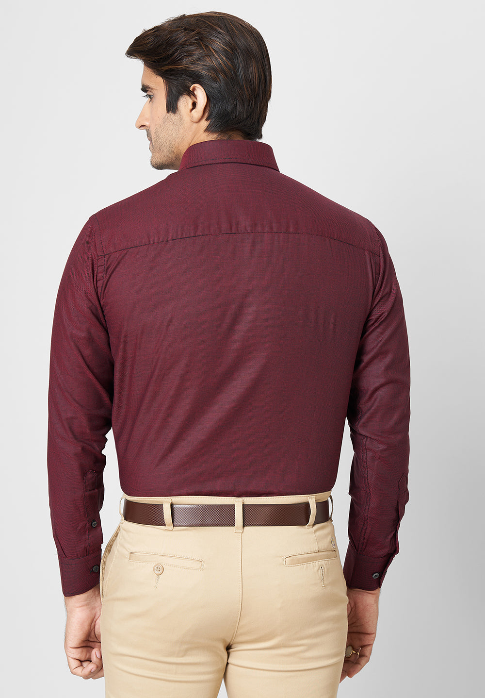 Pure Cotton Formal-Regular Fit Shirt - 40942