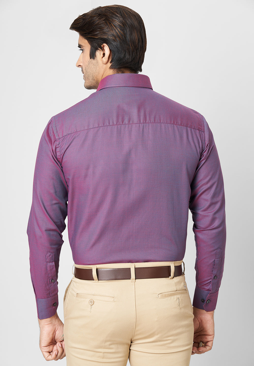 Pure Cotton Formal-Regular Fit Shirt - 40943