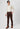 Brown Regular Fit Cotton Trouser
