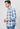 Men Blue Smart Fit Formal Shirt