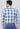 Men Blue Smart Fit Formal Shirt