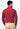 Men Maroon Regular Fit Formal Shirt