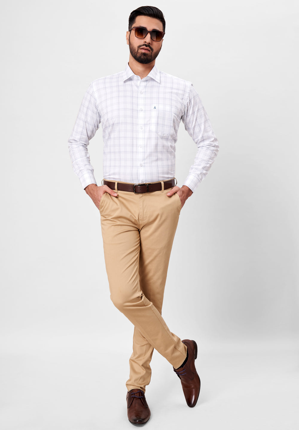 Pure Cotton Formal-Regular Fit Shirt - 42900