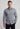 Men Grey Slim Fit Formal Shirt