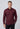 Men Maroon Slim Fit Formal Shirt