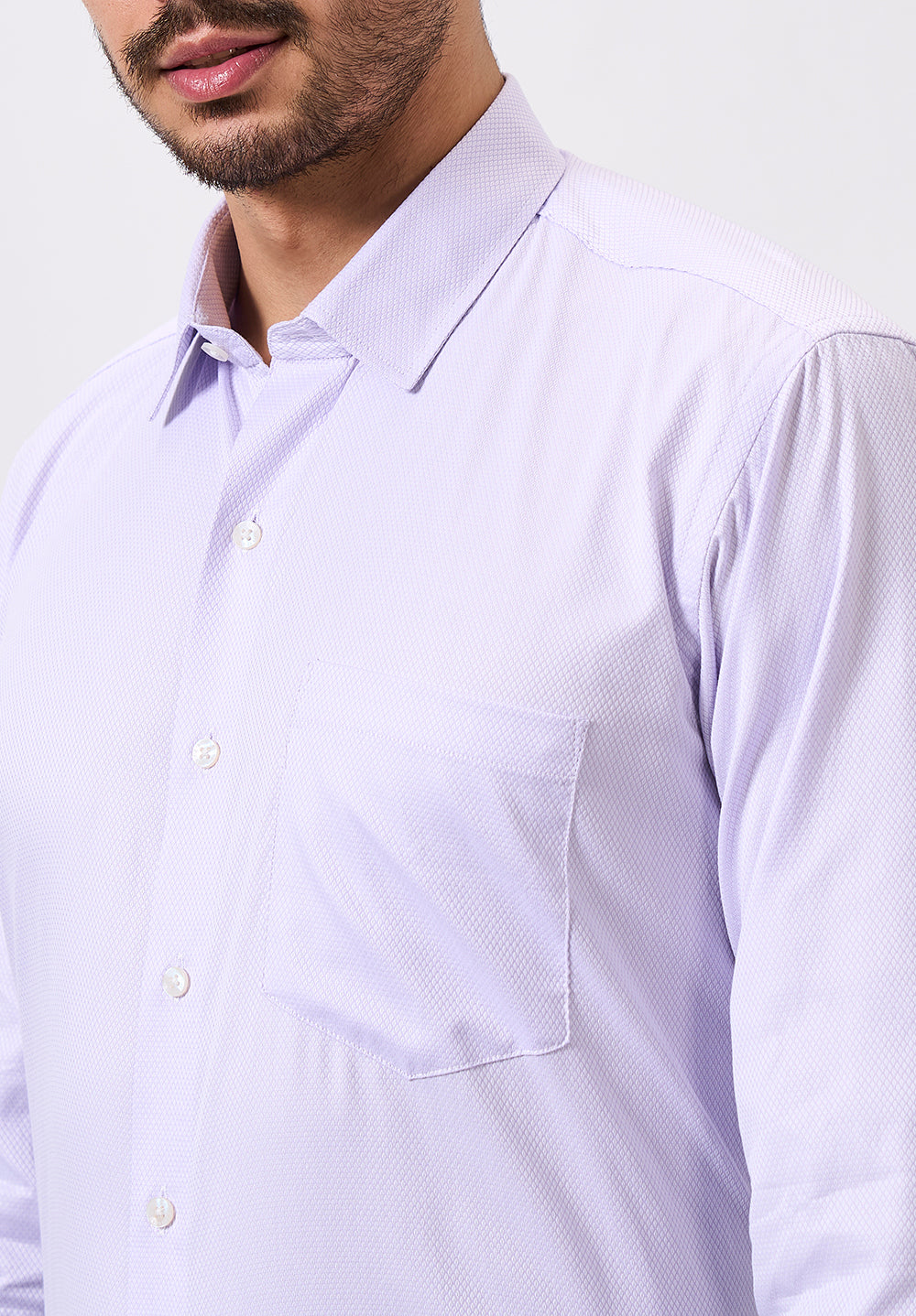 Men Blue Regular Fit Formal Shirt