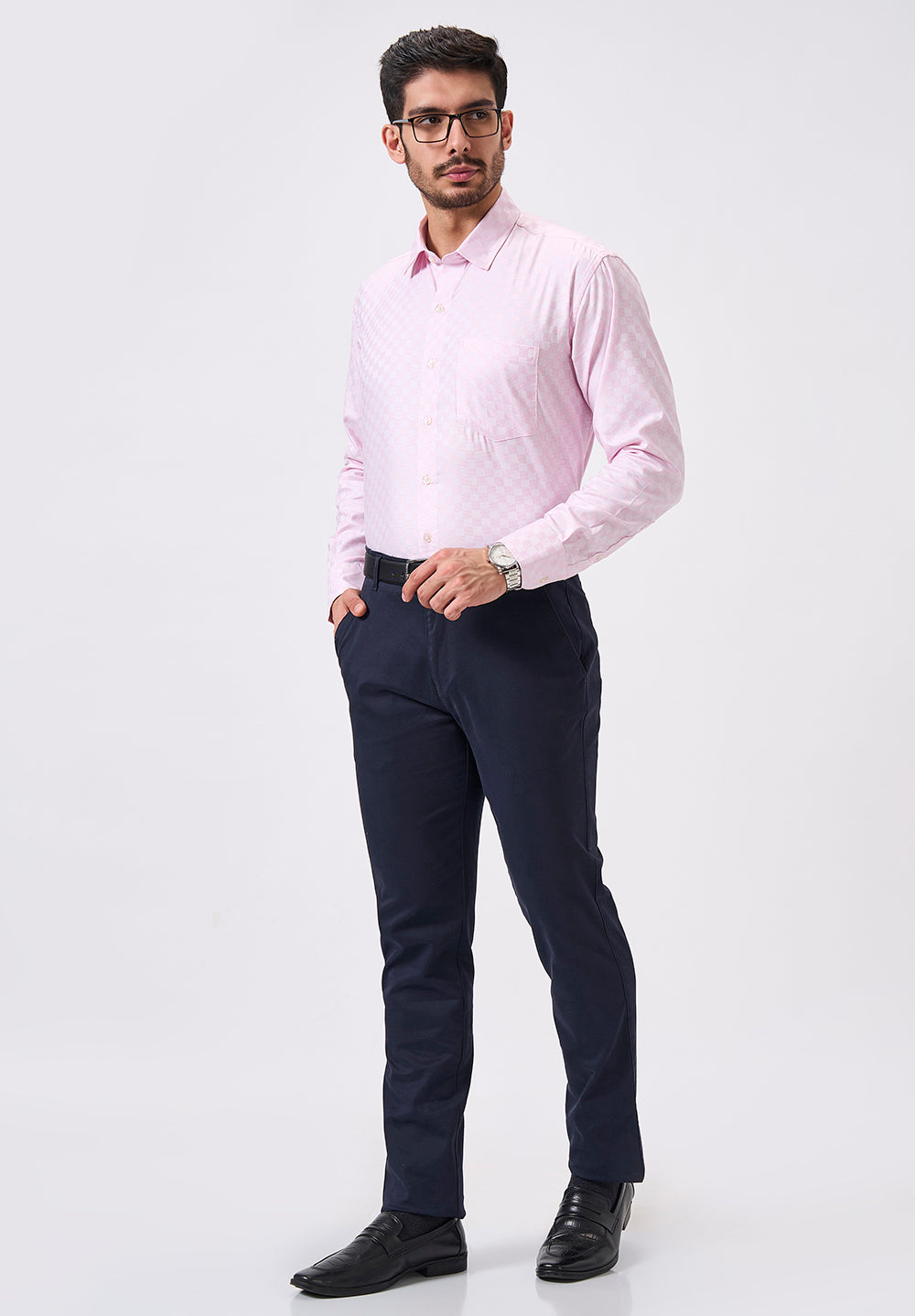 Men Light Pink Regular Fit Formal Shirt Fashionking Brands Pvt Ltd Men Light Pink Regular Fit Formal Shirt Fashionking Brands Pvt Ltd