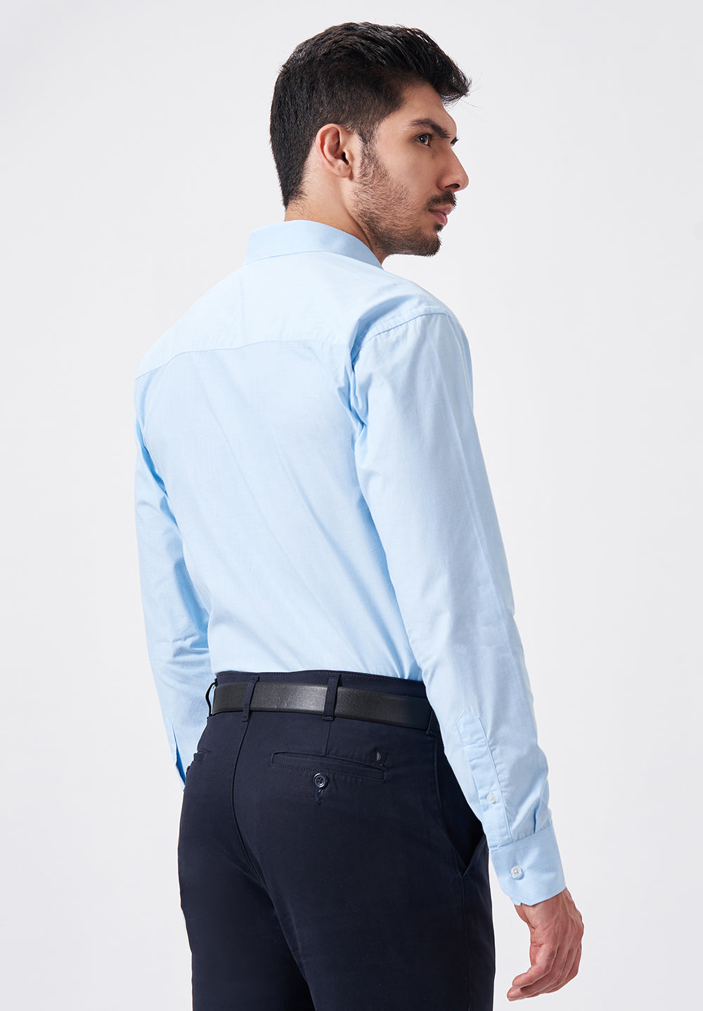 Men Blue Regular Fit Formal Shirt