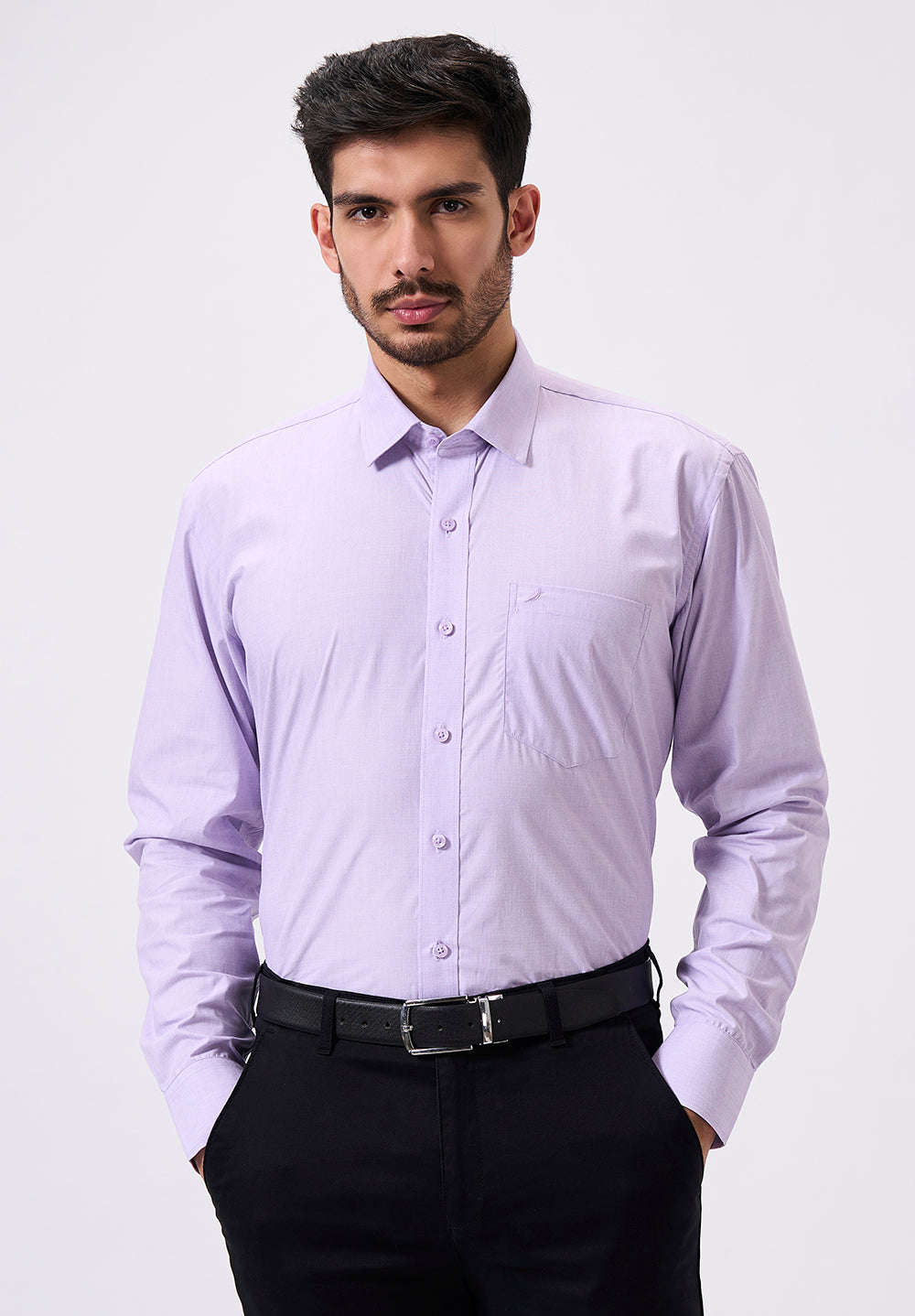 Men Blue Regular Fit Formal Shirt