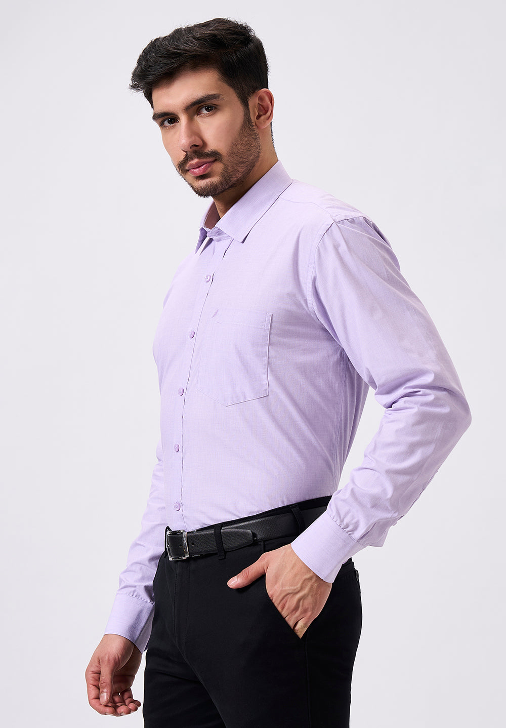 Men Blue Regular Fit Formal Shirt