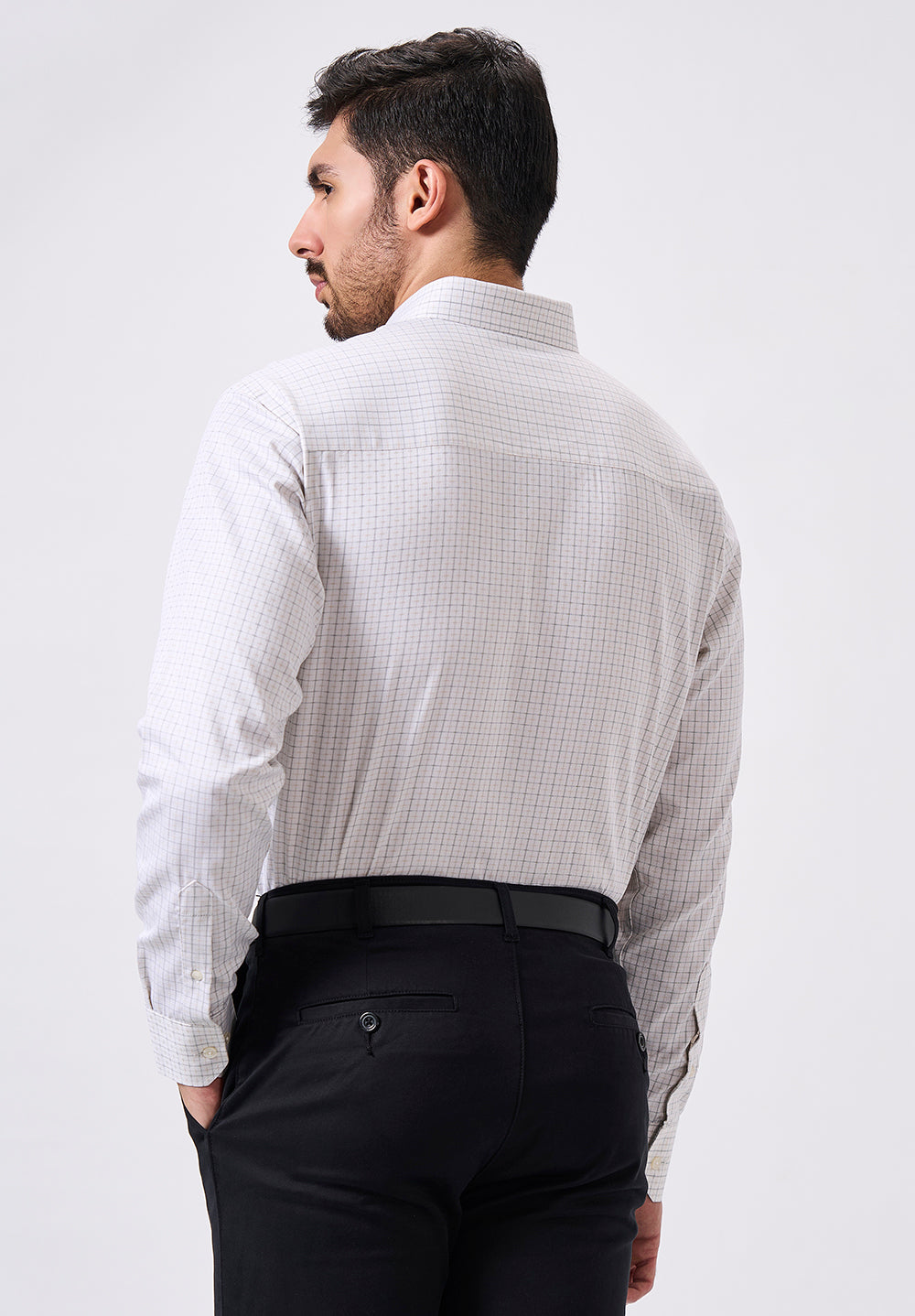 Men White Regular Fit Formal Shirt
