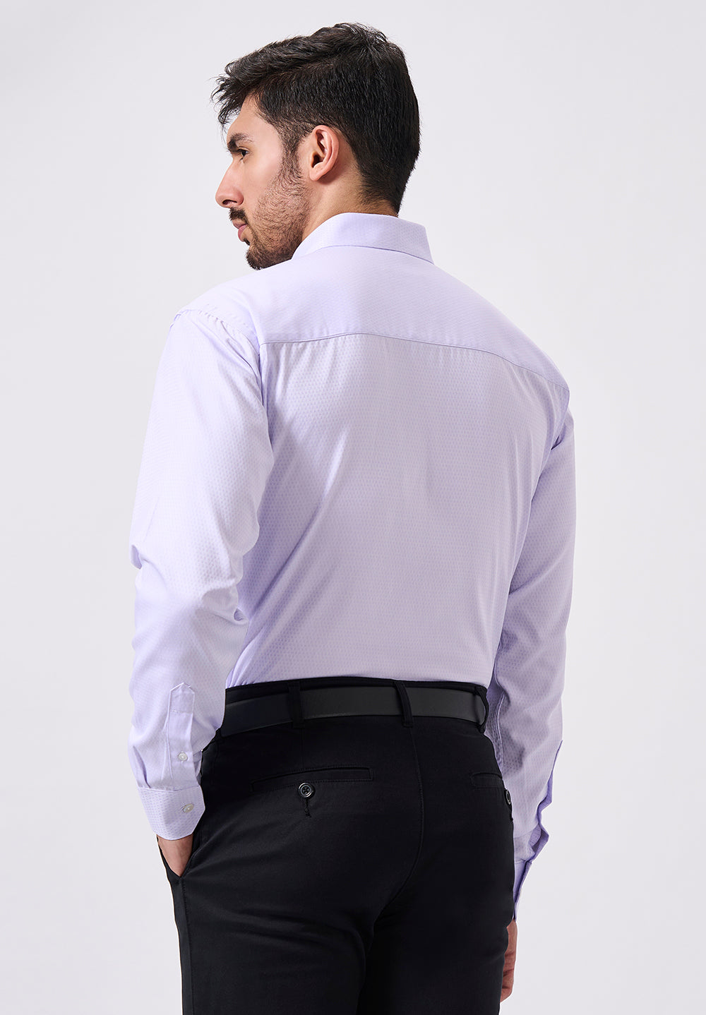 Men White Regular Fit Formal Shirt