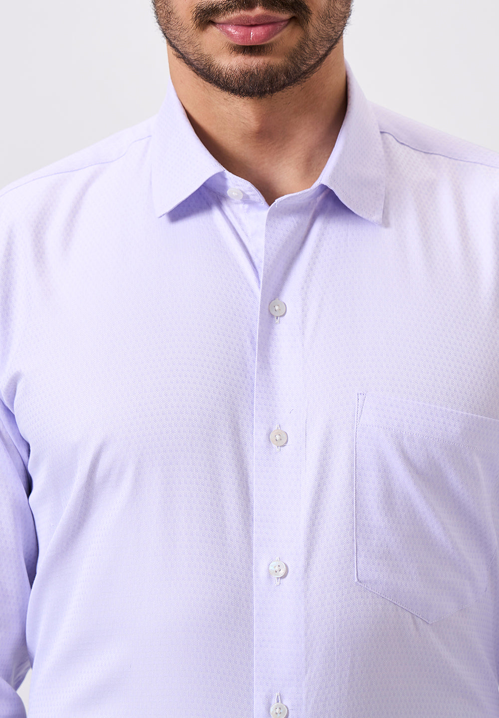 Men White Regular Fit Formal Shirt