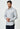 Men Grey Slim Fit Formal Shirt