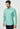 Men Green Slim Fit Formal Shirt