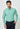 Men Green Slim Fit Formal Shirt