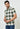 Men Green Checkered Casual Shirt