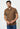 Men Brown Textured Casual Shirt