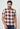 Men Red White Checks Casual Shirt