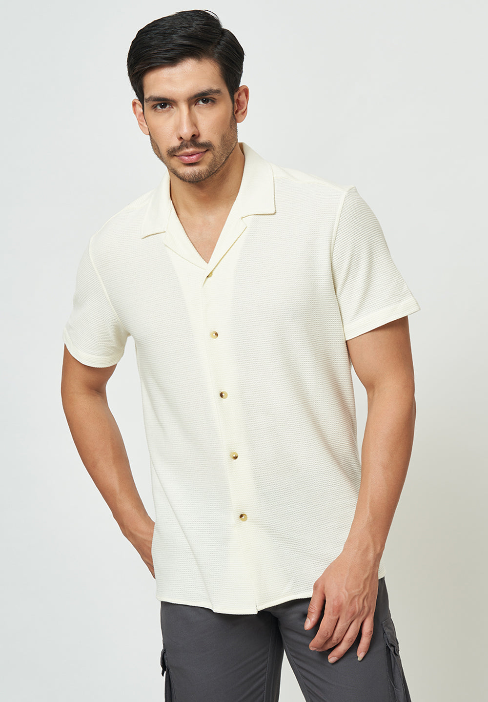 white dress shirt men Men's Twill Stretch Cotton Ike Behar soft Lightweight and breathable 87% Nylon/13% Spandex Fit I Tried On Linen Menswear