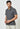 Men Grey Textured Casual Shirt