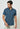 Men Blue Black Striped Casual Shirt