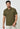 Men Green Striped Casual Shirt