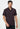 Men Purple Striped Casual Shirt