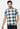 Men Blue White Checks Casual Shirt