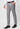 Grey Narrow Fit Cotton Trouser