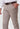 Beige Narrow Fit Cotton Trouser
