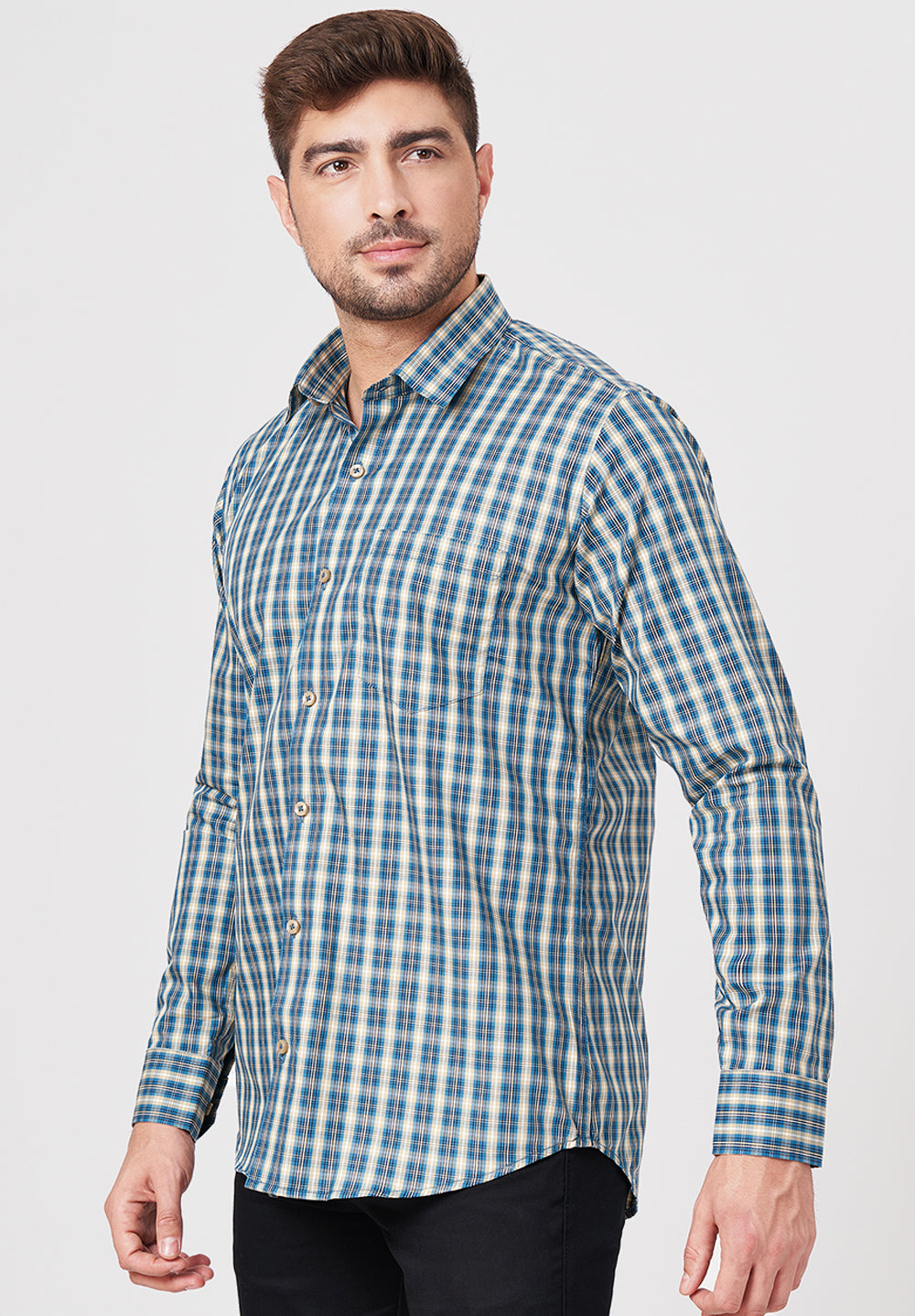 PURE COTTON FORMAL-SLIM FIT SHIRT - S43488