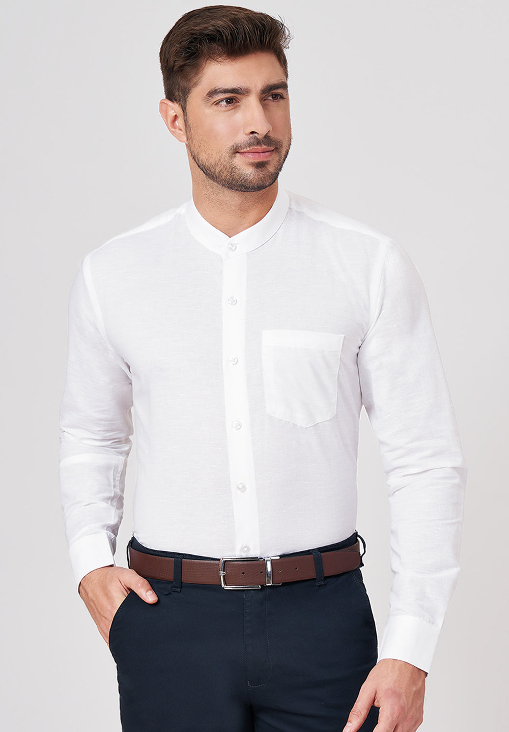 PURE COTTON FORMAL-SLIM FIT SHIRT - ST8284