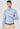 Men Blue Slim Fit Formal Shirt