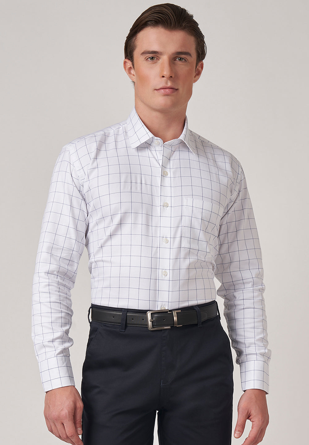 Giza Pure Cotton Formal-Regular Fit Shirt -48490