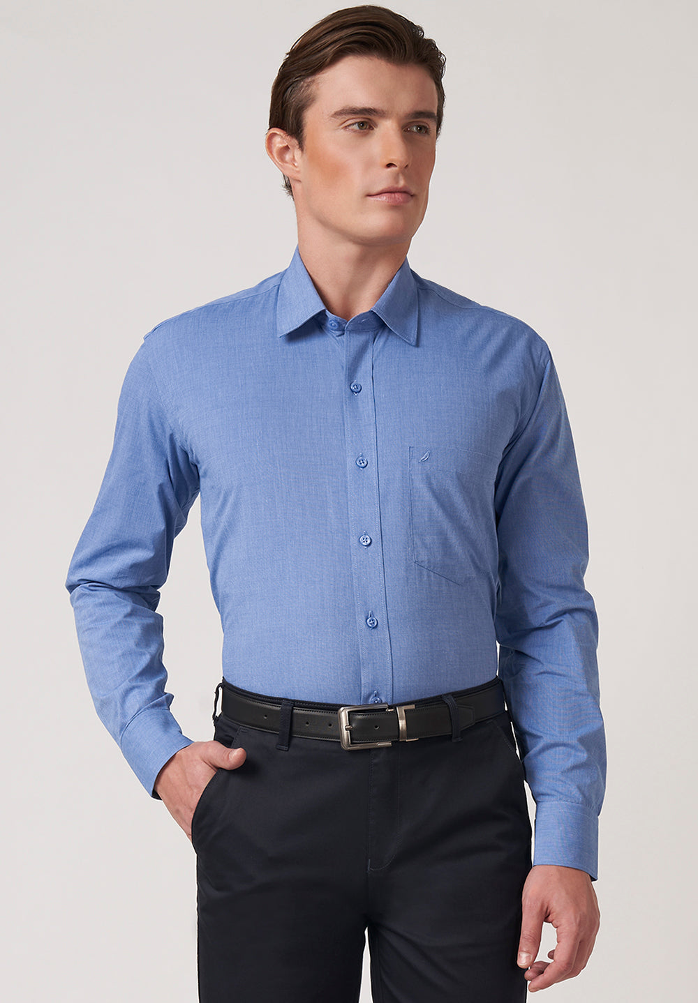 Aerosoft Pure Cotton Formal-Regular Fit Shirt - 49023